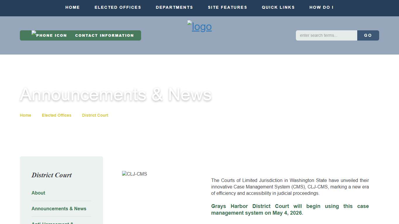 Announcements & News